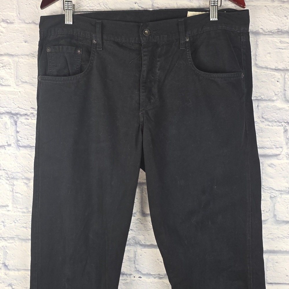Rag & Bone Men Fit 3 Slim Straight Leg Pants Black Standard Issue Sz 33 (36X34)